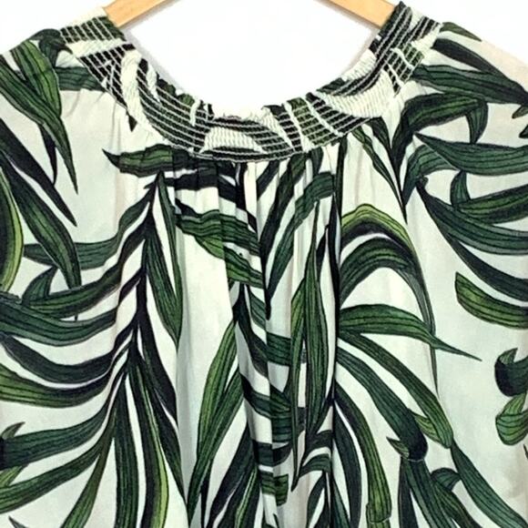 Show Me Your MuMu Rosarita Romper in Peruvian Palm Breeze Small - Picture 4 of 9